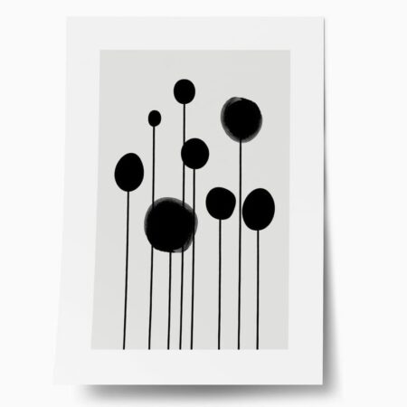 Πόστερ MINIMAL FLOWERS - Abstract - Αφηρημένα Sticky 1