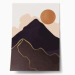 Πόστερ MINIMAL HILLS AND SUN