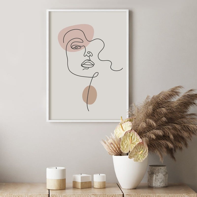 Πόστερ MINIMAL LINE PORTRAIT
