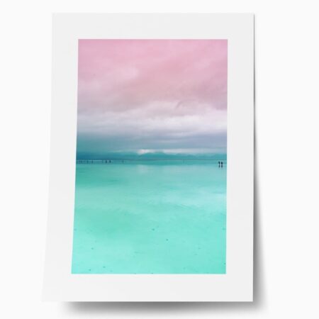 Πόστερ MINIMAL PINK AND CYAN - Τοπια - Φυση Sticky 1