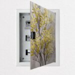 Aυτοκόλλητο ηλεκτρολογικού πίνακα MODERN ABSTRACT TREE 1
