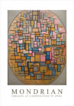 Πόστερ MONDRIAN - TABLEAU III COMPOSITION IN OVAL