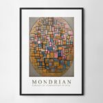 Πόστερ MONDRIAN - TABLEAU III COMPOSITION IN OVAL