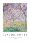 Πόστερ MONET - PRINTEMPS A GIVERNY