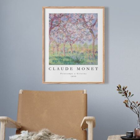 Πόστερ MONET - PRINTEMPS A GIVERNY - Διασημοι Ζωγραφοι