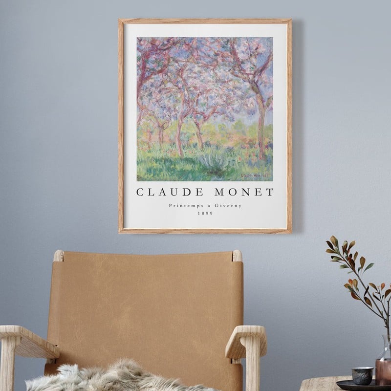 Πόστερ MONET - PRINTEMPS A GIVERNY