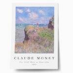 Πόστερ MONET - THE CLIFF WALK AT POURVILLE