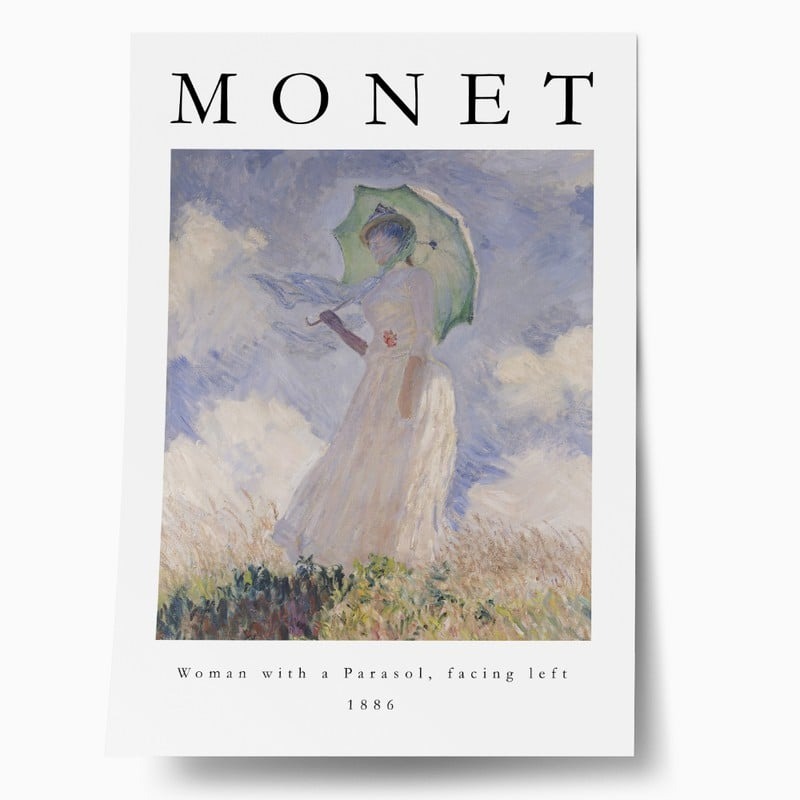 Πόστερ MONET - WOMAN WITH A PARASOL