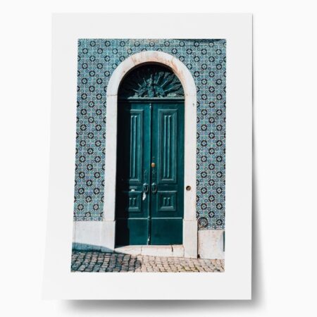 Πόστερ OLD COLORFUL DOOR - Πολεις - Χαρτες Sticky 1