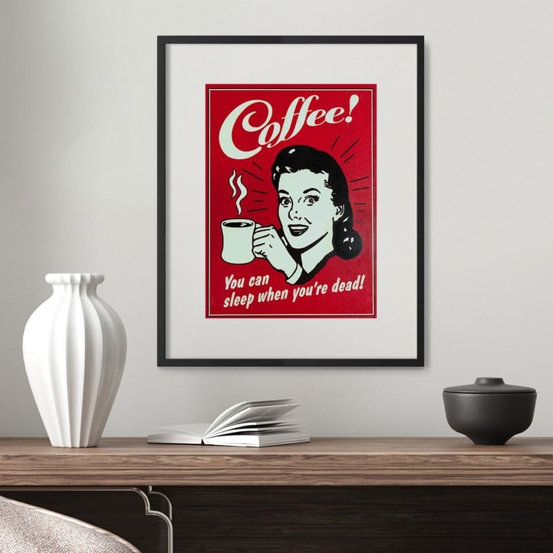 Πόστερ OLD FASHIONED CAFE SIGN