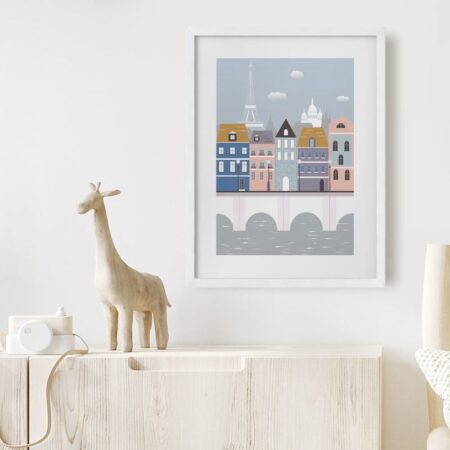 Πόστερ PARIS ILLUSTRATION - Πολεις - Χαρτες