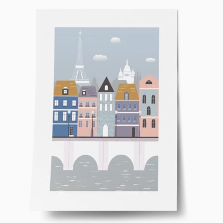 Πόστερ PARIS ILLUSTRATION - Πολεις - Χαρτες Sticky 1