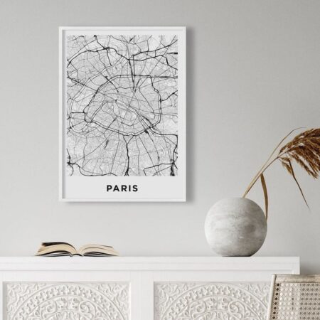 Πόστερ PARIS MAP - Πολεις - Χαρτες