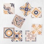 Αυτοκόλλητα Πλακάκια PASTEL VINTAGE SET 8 τμχ