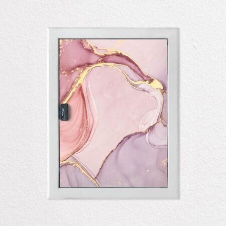 Aυτοκόλλητο ηλεκτρολογικού πίνακα PINK AND GOLD MARBLE PAINT - Αυτοκολλητα για ηλεκτρολογικούς πίνακες