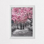 Aυτοκόλλητο ηλεκτρολογικού πίνακα PINK BLOSSOM PARK