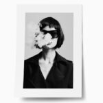 Πόστερ PORTRAIT OF WOMAN SMOKING