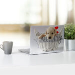 Αυτοκόλλητο Laptop PUPPY