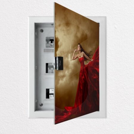 Aυτοκόλλητο ηλεκτρολογικού πίνακα RED DRESS - Αυτοκολλητα για ηλεκτρολογικούς πίνακες Sticky 1