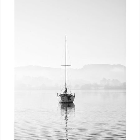 Πόστερ SAILING YACHT IN CALM LAKE - Τοπια - Φυση Sticky 2