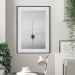 Πόστερ SAILING YACHT IN CALM LAKE