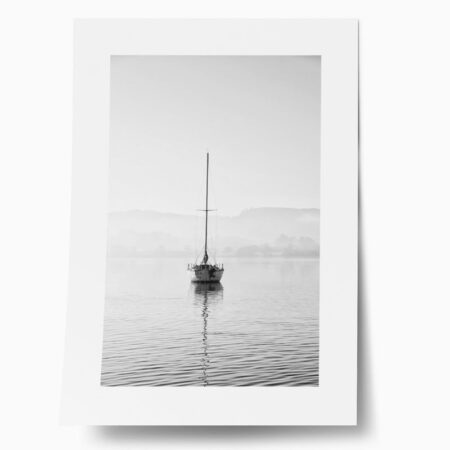 Πόστερ SAILING YACHT IN CALM LAKE - Τοπια - Φυση Sticky 1