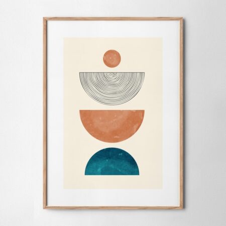Πόστερ SEMICIRCLES - Abstract - Αφηρημένα