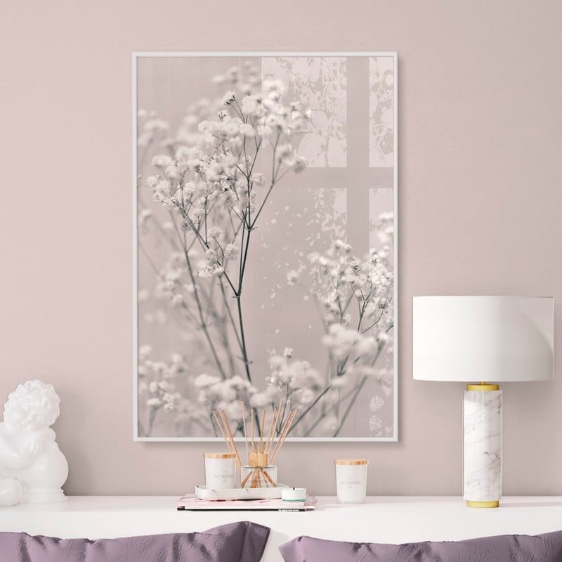 Πόστερ SPRING WHITE FLOWERS