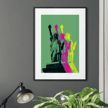Πόστερ STYLISH STATUE OF LIBERTY - Abstract - Αφηρημένα