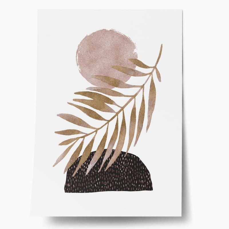 Πόστερ SUN WITH LEAF