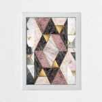 Aυτοκόλλητο ηλεκτρολογικού πίνακα TRIANGLES ON STONE