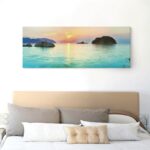 Πίνακας Πανοραμικός TURQUOISE SUNSET