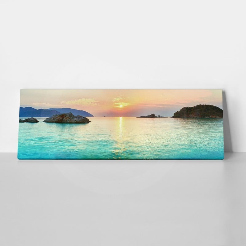 Πίνακας Πανοραμικός TURQUOISE SUNSET