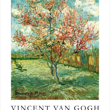 Πόστερ VAN GOGH - THE PINK PEACH TREE - Διασημοι Ζωγραφοι Sticky 3