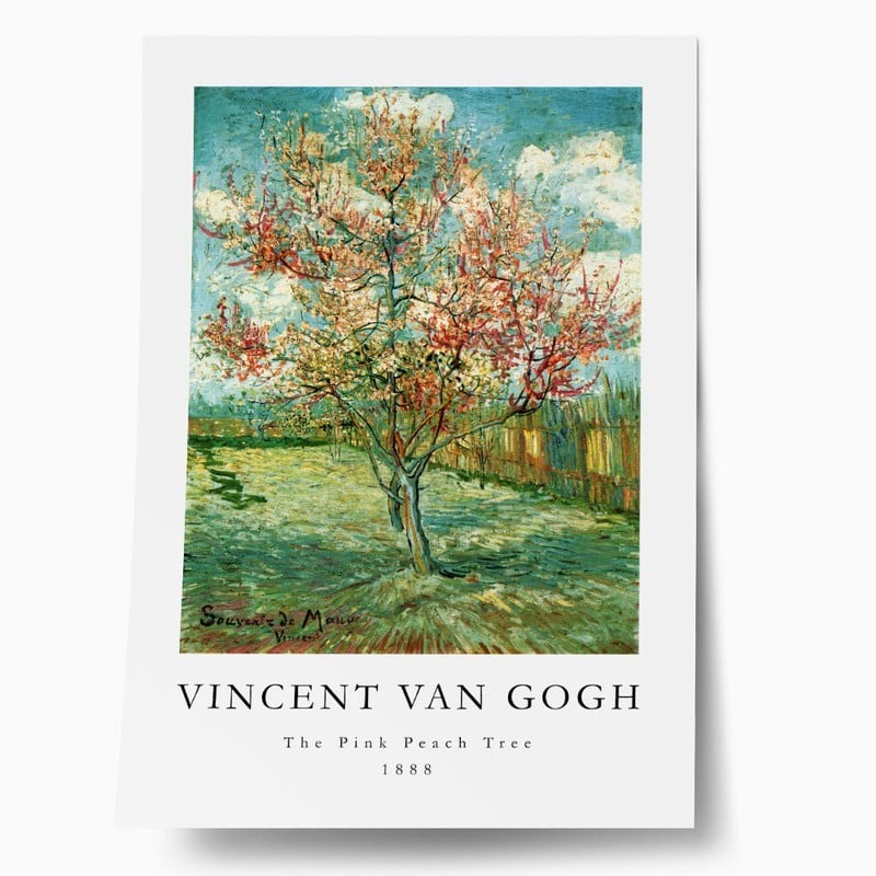 Πόστερ VAN GOGH - THE PINK PEACH TREE