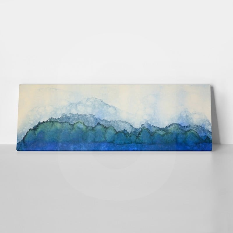Πίνακας Πανοραμικός WATERCOLOR ABSTRACT LANDSCAPE