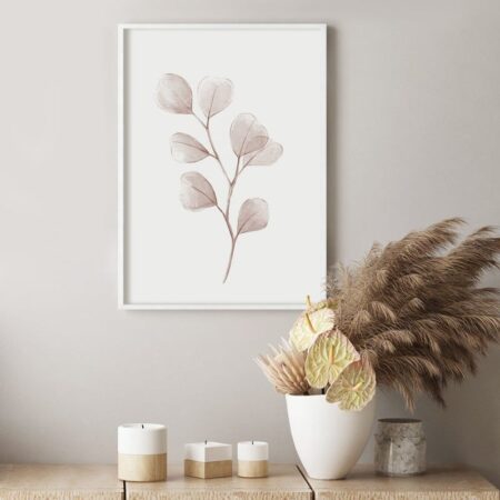 Πόστερ WATERCOLOR EUCALYPTUS LEAVES - Botanical - Λουλούδια