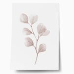 Πόστερ WATERCOLOR EUCALYPTUS LEAVES