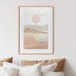 Πόστερ WATERCOLOR MINIMAL LANDSCAPE