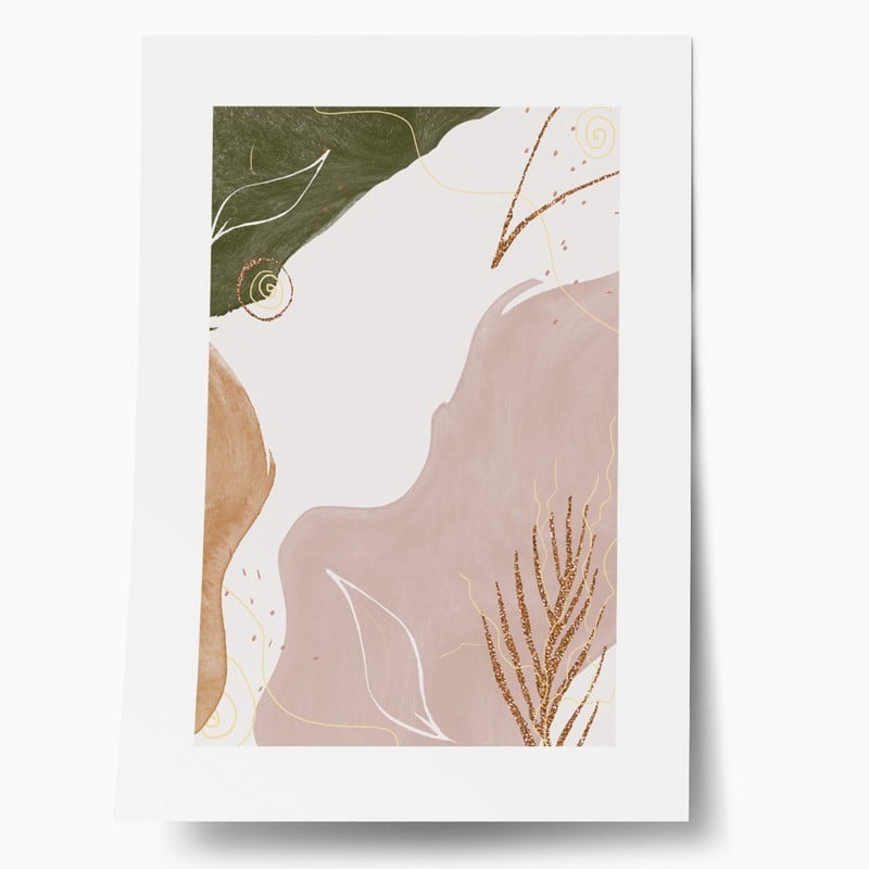 Πόστερ WATERCOLOR NATURE SHAPES