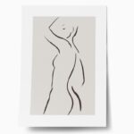 Πόστερ WOMAN LINES MINIMALISM