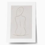 Πόστερ WOMAN LINE DRAWING