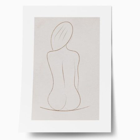 Πόστερ WOMAN LINE DRAWING - Lineart Sticky 1