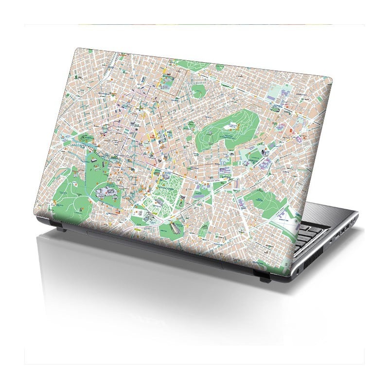 Αυτοκόλλητο Laptop ATHENS MAP