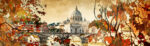 Πίνακας Πανοραμικός AUTUMN ROME 1