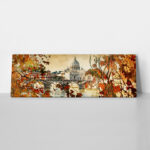 Πίνακας Πανοραμικός AUTUMN ROME 1