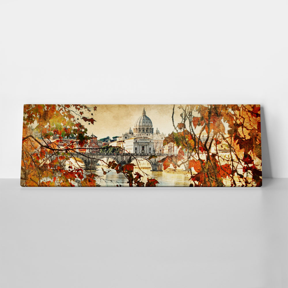 Πίνακας Πανοραμικός AUTUMN ROME 1