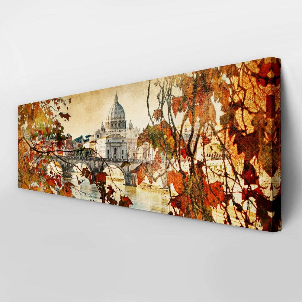Πίνακας Πανοραμικός AUTUMN ROME 1