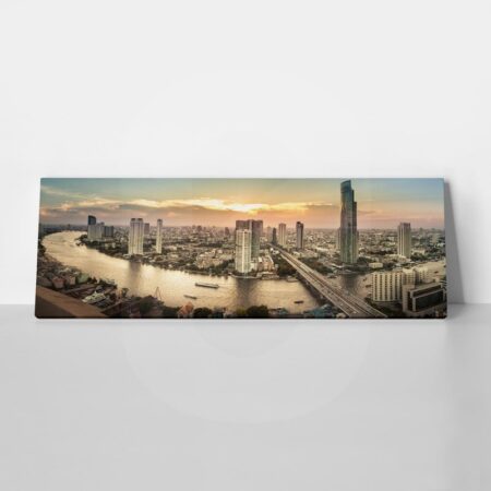 Πίνακας Πανοραμικός BANGKOK RIVER - Πολεις και Αρχιτεκτονικη Sticky 1