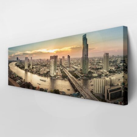 Πίνακας Πανοραμικός BANGKOK RIVER - Πολεις και Αρχιτεκτονικη Sticky 3